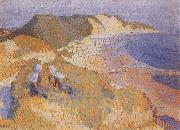 Jan Toorop The Dunes and the Sea at Zoutlande France oil painting artist